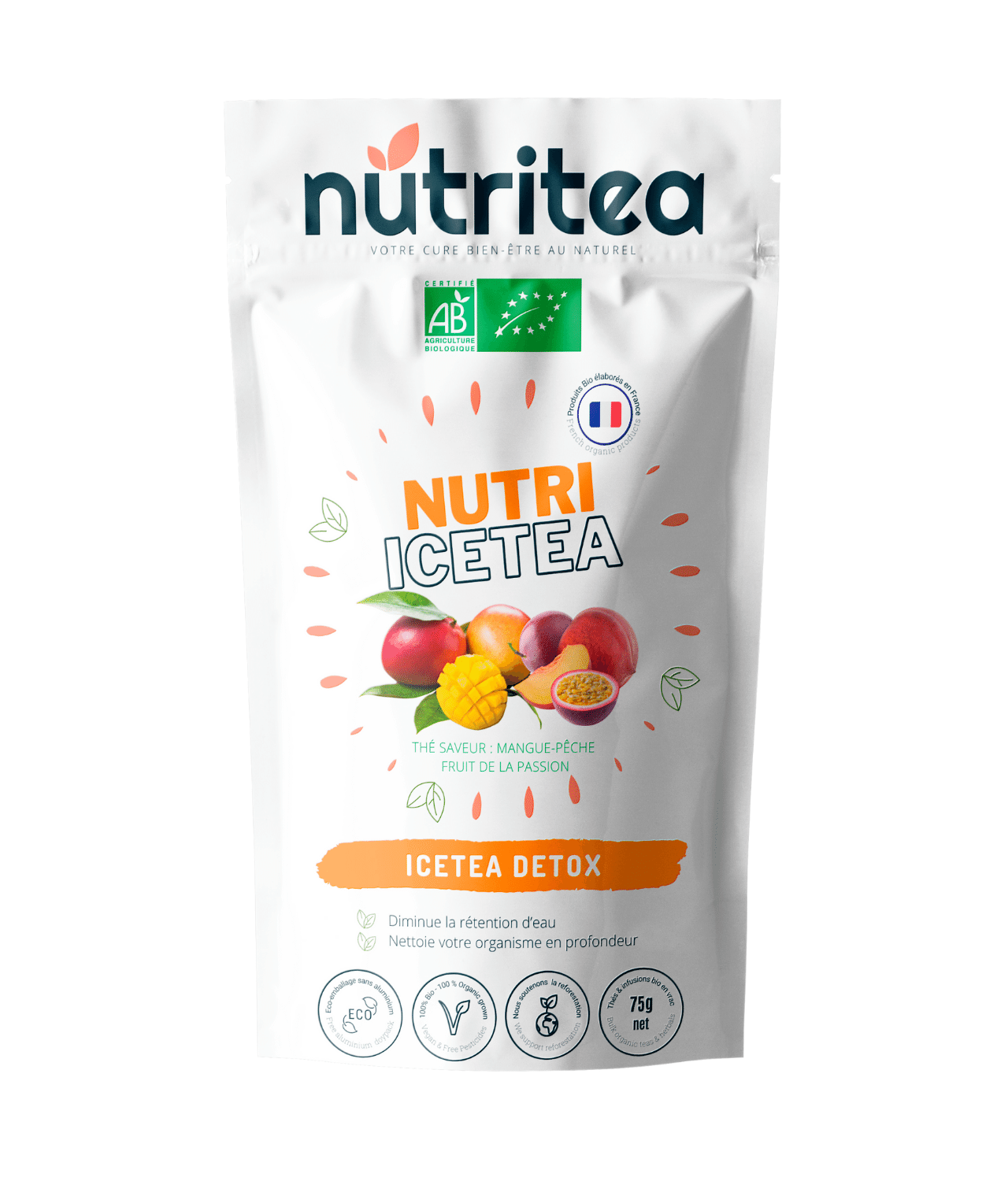 Nutri-IceTea-Organic detox iced tea to drink cold or hot